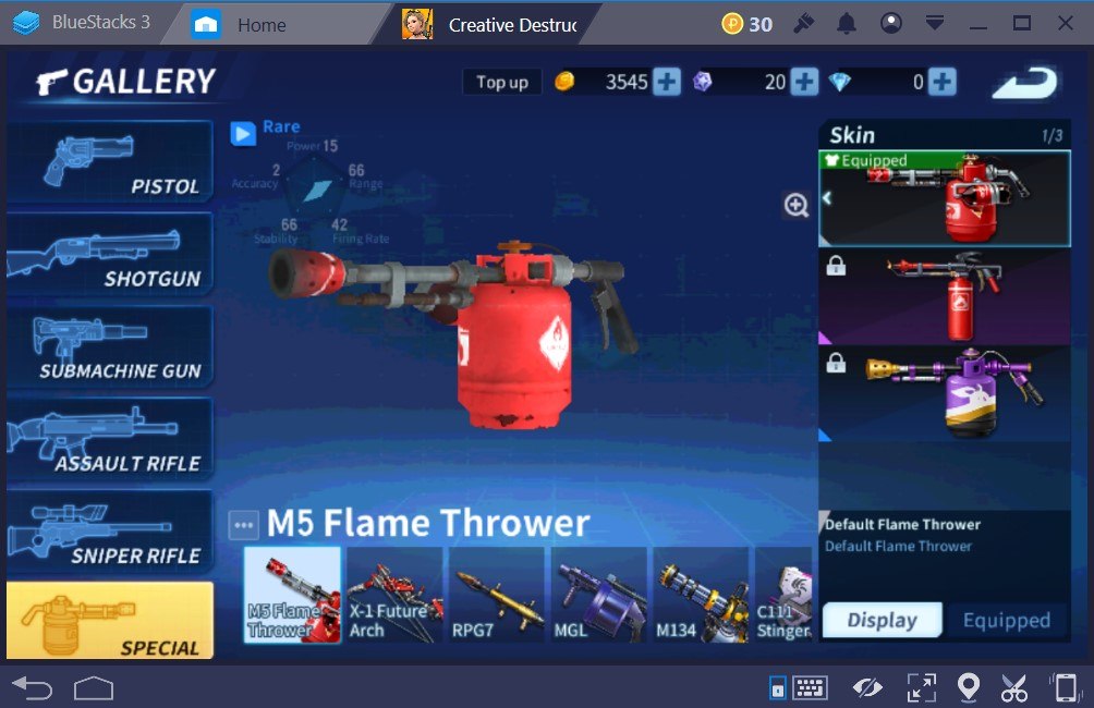 Creative Destruction Weapons Guide