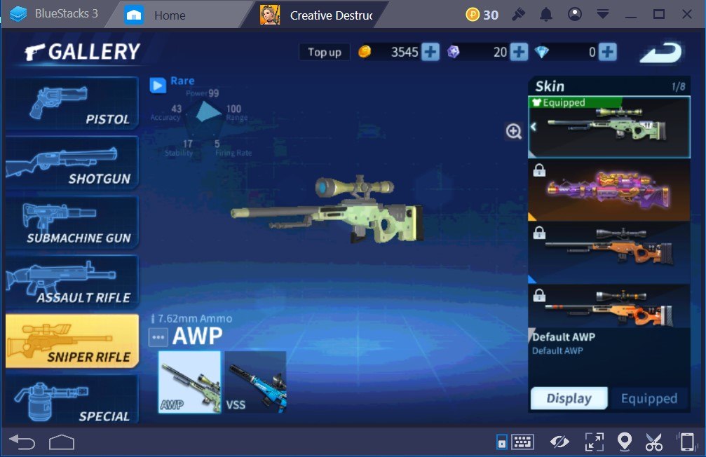 Creative Destruction Weapons Guide