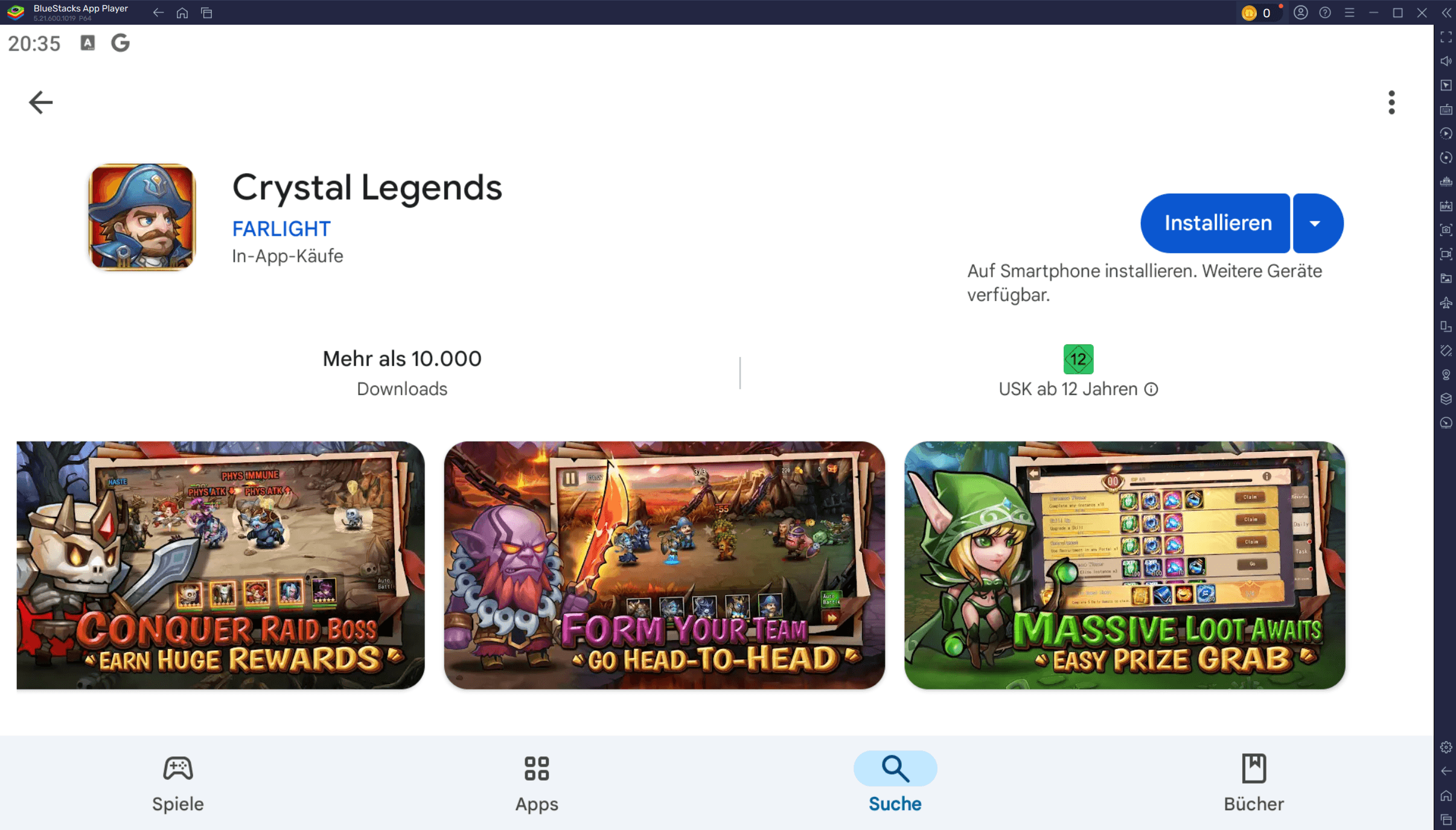 Wie man Crystal Legends auf PC spielen kann mit BlueStacks