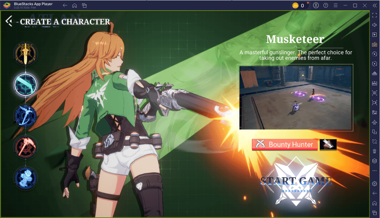 Panduan Musketeer di Crystal of Atlan: Skill Awal & Pilihan Kelas Cabang Terbaik