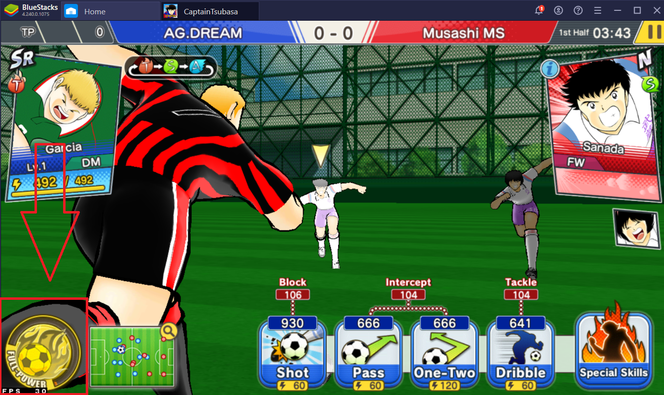 A Guide to Matches in Captain Tsubasa: Dream Team on PC