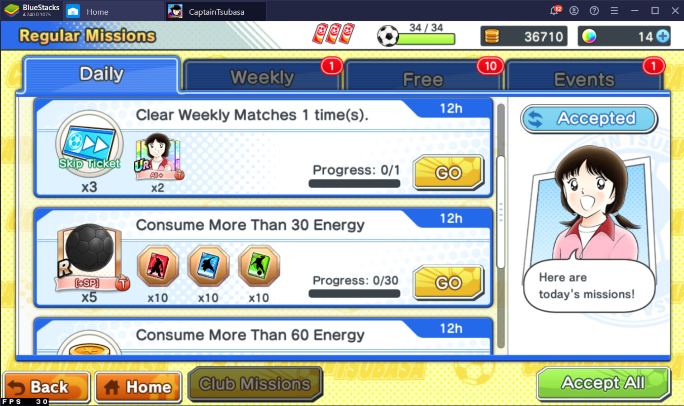 Improving Your Team in Captain Tsubasa: Dream Team on PC