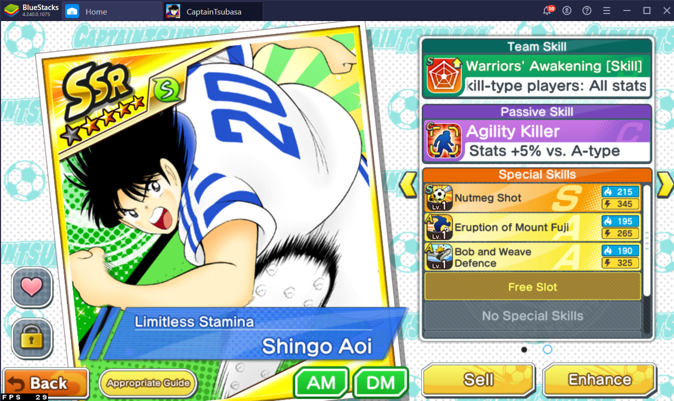 Improving Your Team in Captain Tsubasa: Dream Team on PC