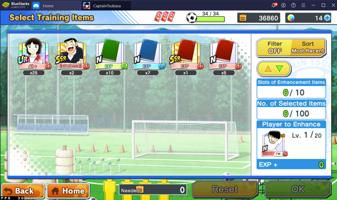 Improving Your Team in Captain Tsubasa: Dream Team on PC