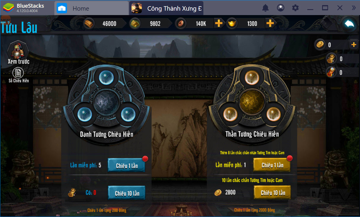 Trải nghiệm Công Thành Xưng Đế Mobile cùng BlueStacks