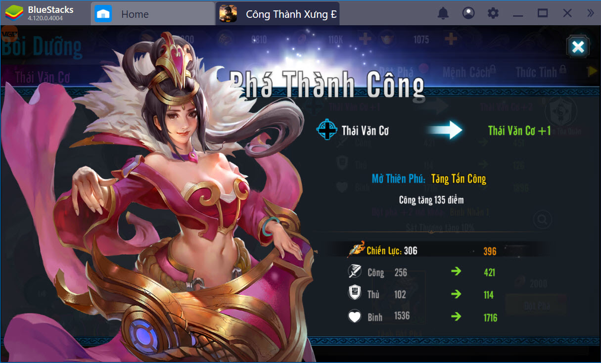 Trải nghiệm Công Thành Xưng Đế Mobile cùng BlueStacks