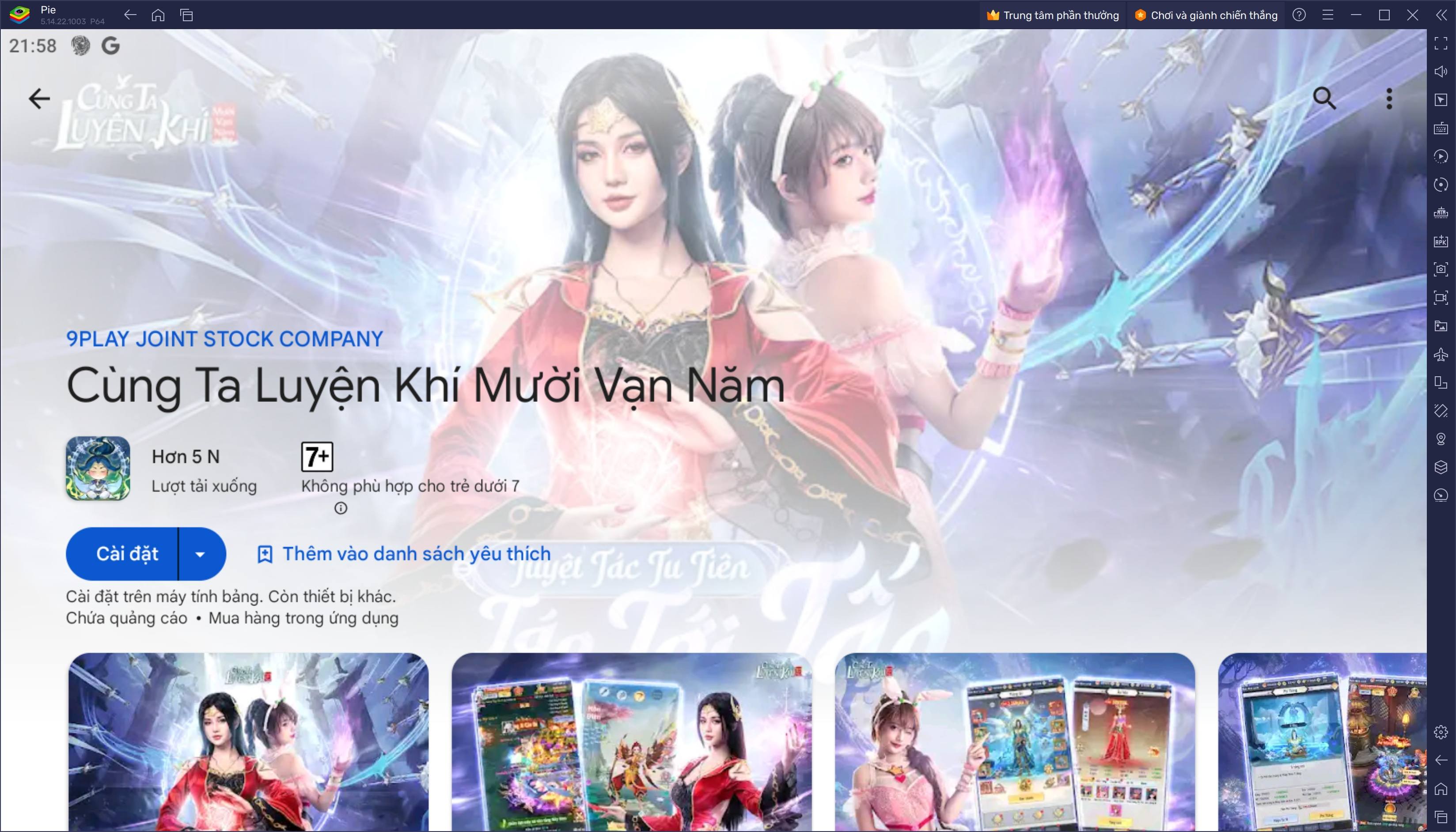 Cùng chơi game tu tiên Cùng Ta Luyện Khí Mười Vạn Năm trên PC với BlueStacks