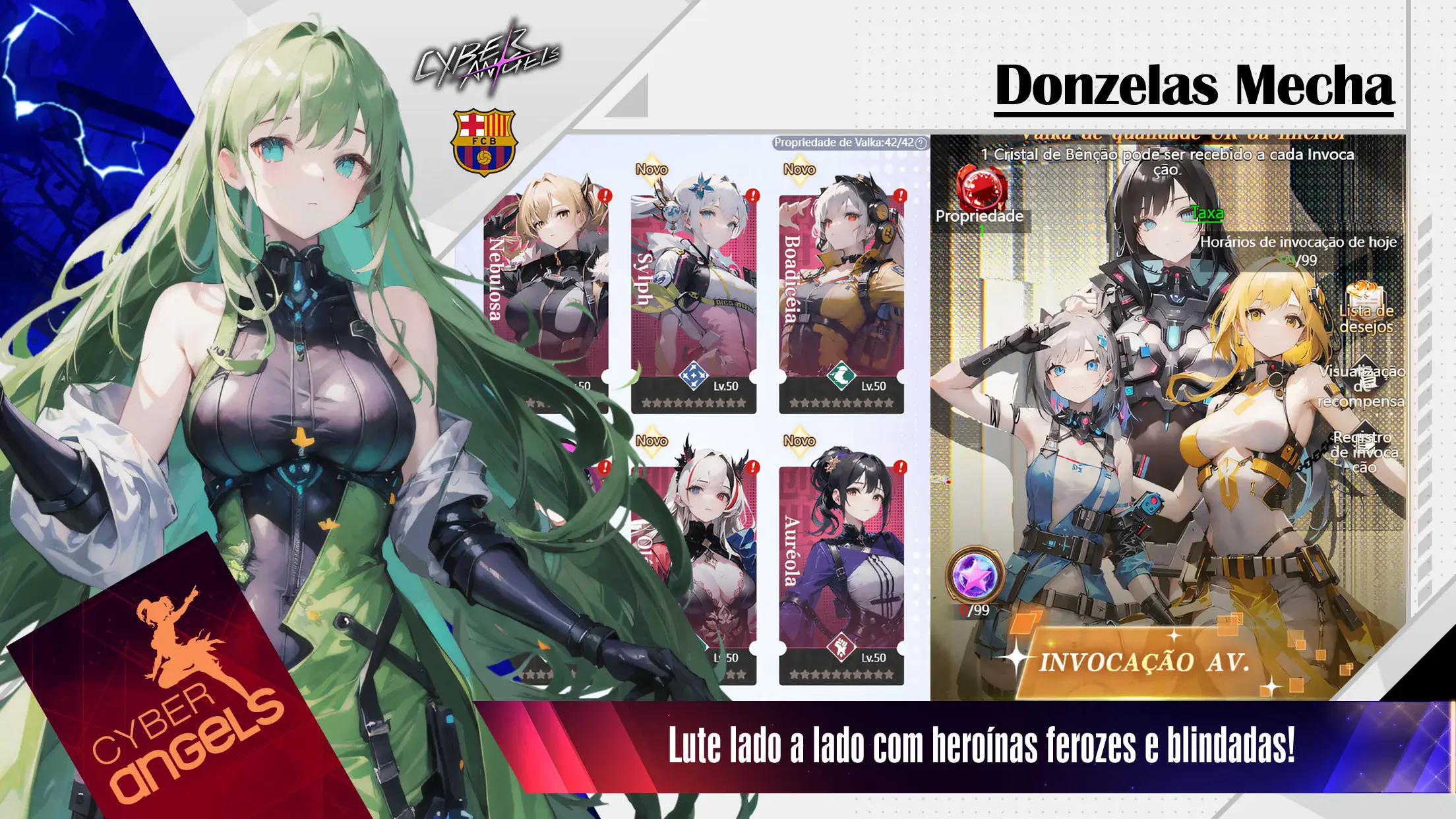 Cyber Angels Barça - Códigos de resgate ativos em maio de 2025