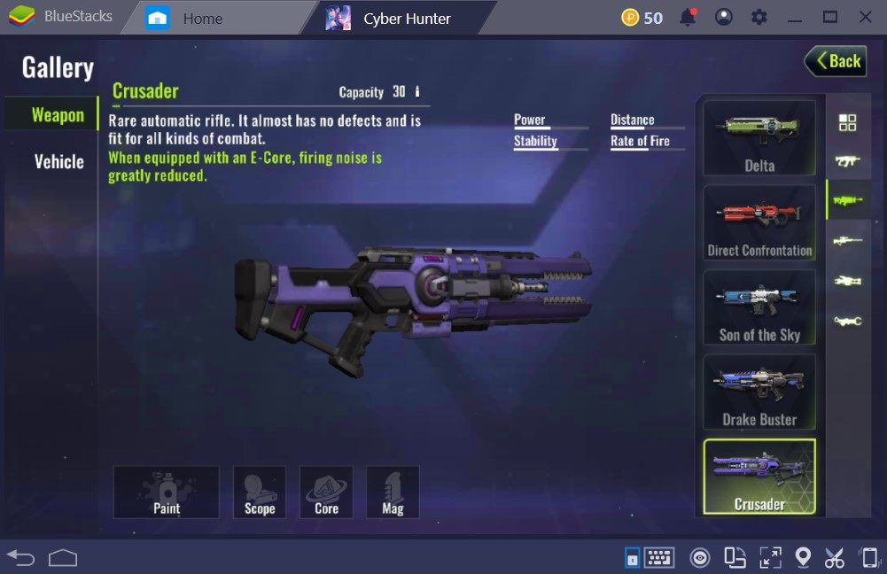 Cyber Hunter Weapons Guide