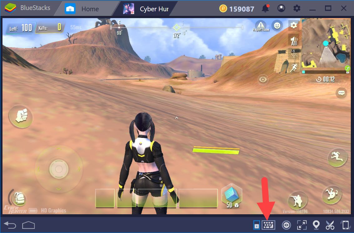 Thiết lập Game Controls khi chơi Cyber Hunter với BlueStacks