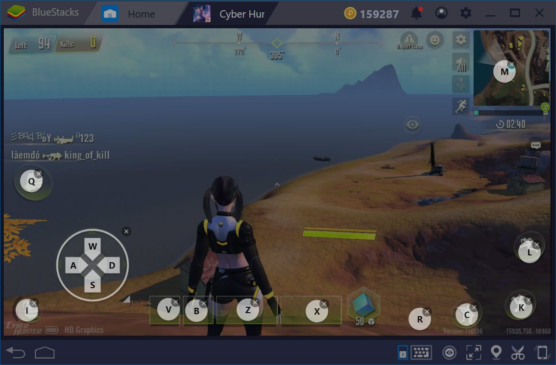 Thiết lập Game Controls khi chơi Cyber Hunter với BlueStacks