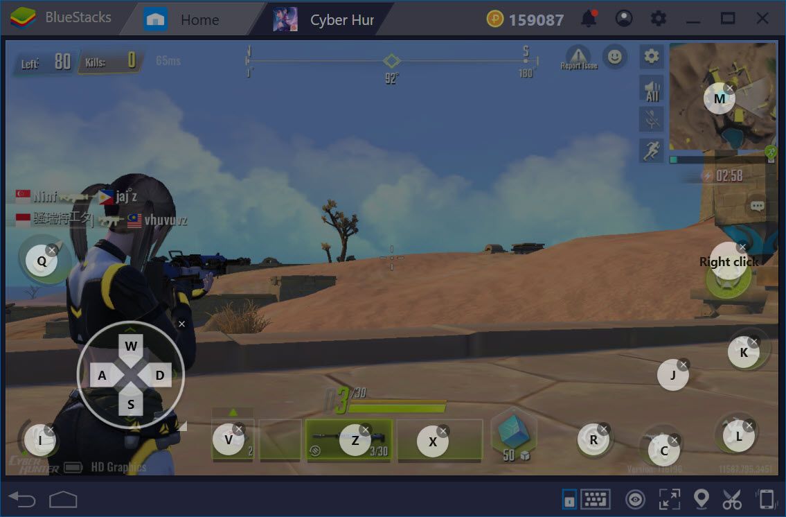 Thiết lập Game Controls khi chơi Cyber Hunter với BlueStacks