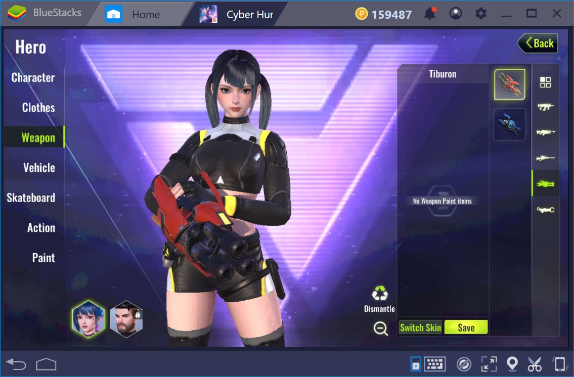 Tổng quan các loại vũ khí trong game Cyber Hunter