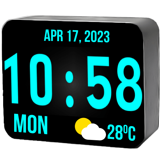 Huge Digital Clock Widget