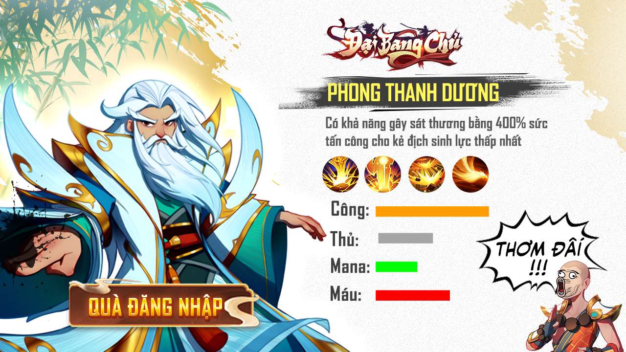 Đại Bang Chủ: Game mobile chiến thuật Kim Dung hứa hẹn hấp dẫn sẽ ra mắt ngày 16/8