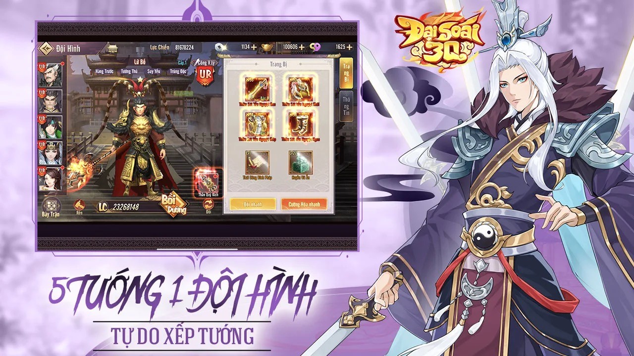 Đại Soái 3Q: Game đấu tướng tự do sắp được SohaGame phát hành