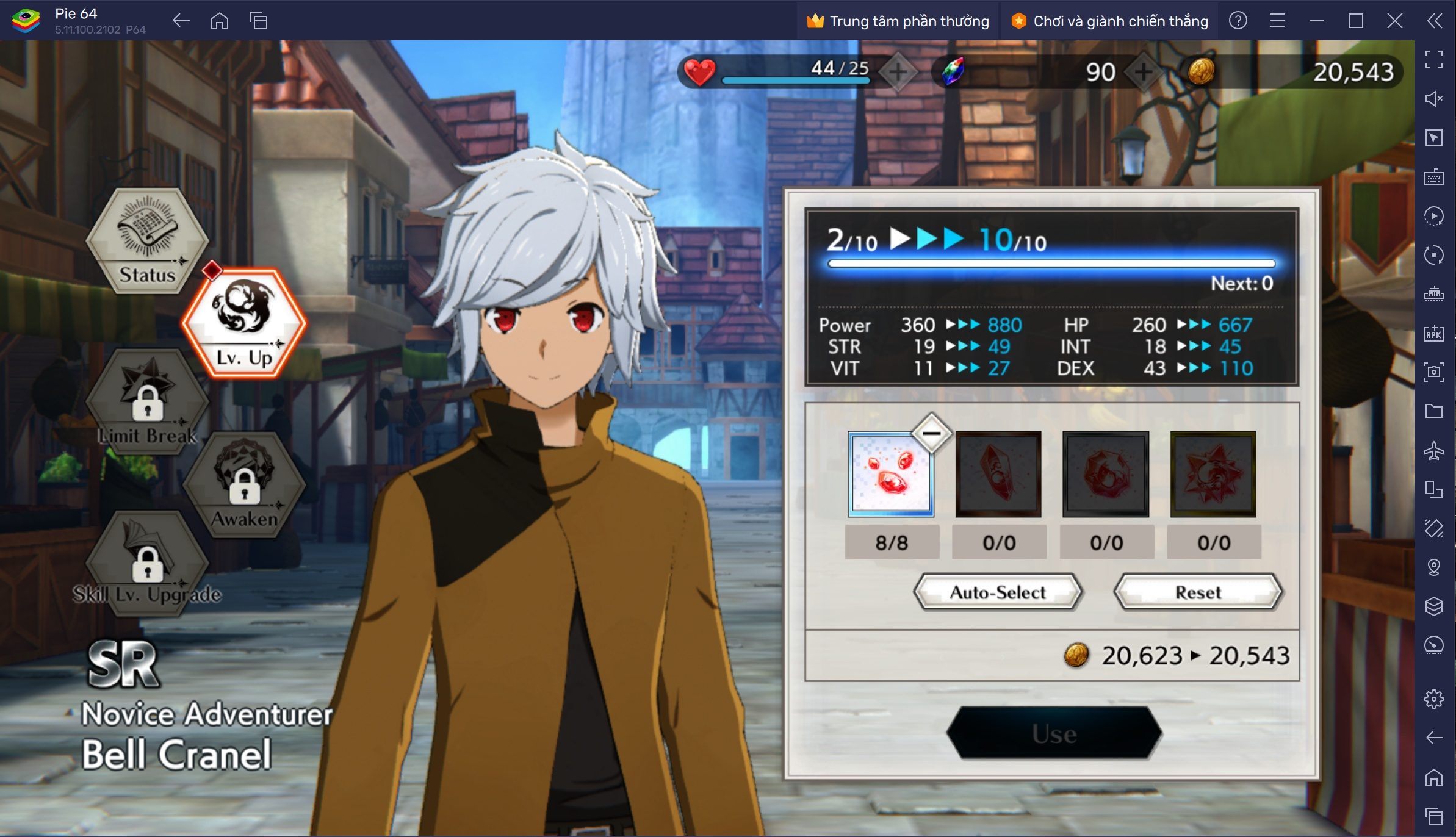 Khám phá hầm ngục trong DanMachi BATTLE CHRONICLE trên PC với BlueStacks