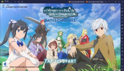 Khám phá hầm ngục trong DanMachi BATTLE CHRONICLE trên PC với BlueStacks