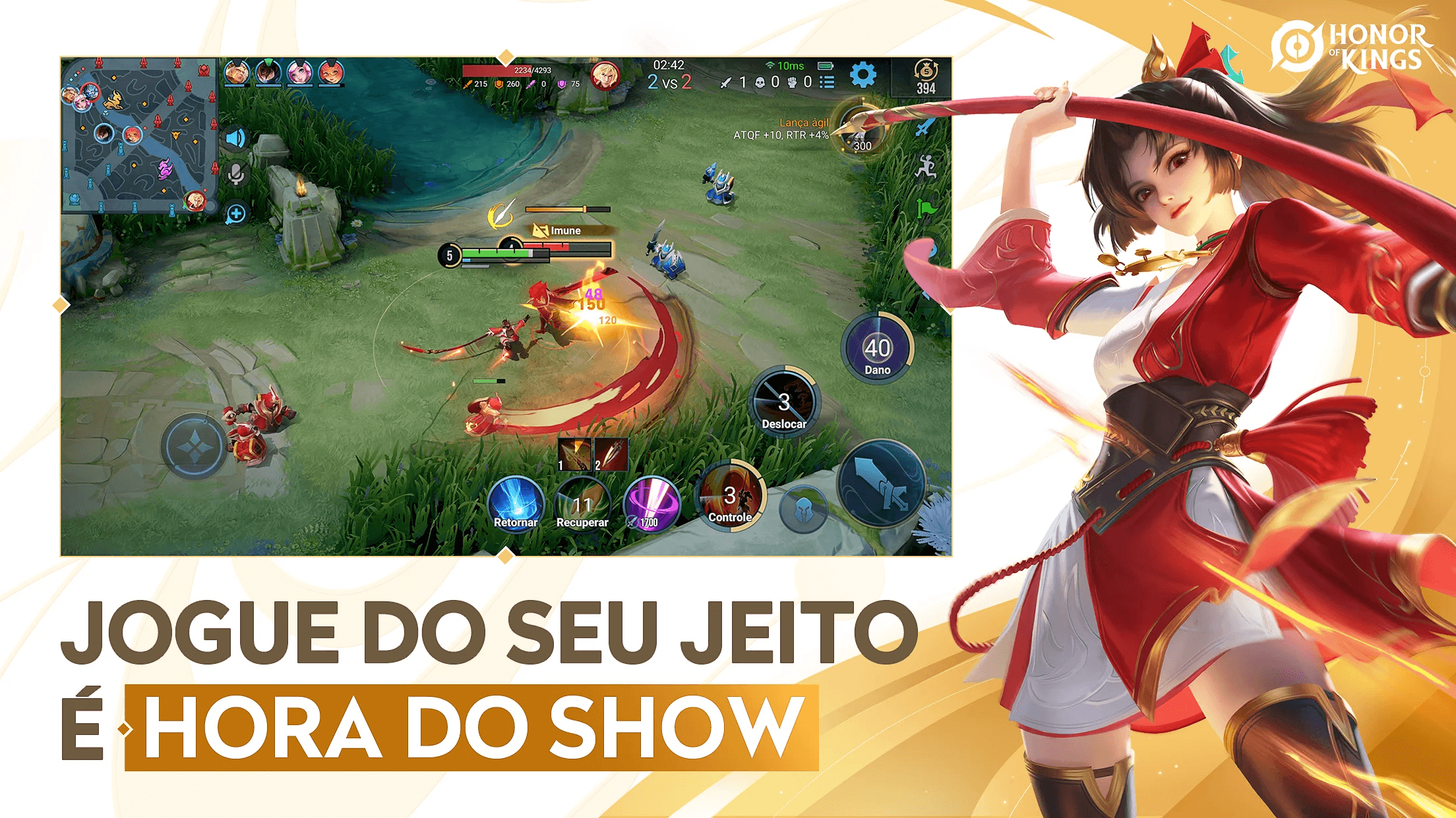 GANHAR NO HONOR OF KINGS É MUITO FÁCIL JOGANDO COM OS VIEWERS 