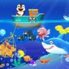 Juego de pingüinos de pesca