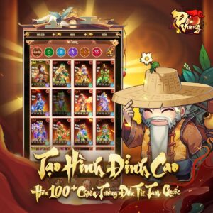 Đế Vương 3Q: Game chiến thuật Tam Quốc phong cách dễ thương mở đăng ký trước