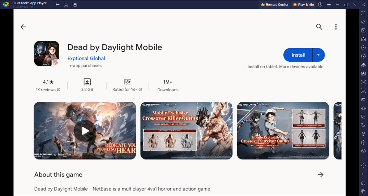 Эпическое слияние Dead by Daylight Mobile и Attack on Titan выводит игры на новый уровень