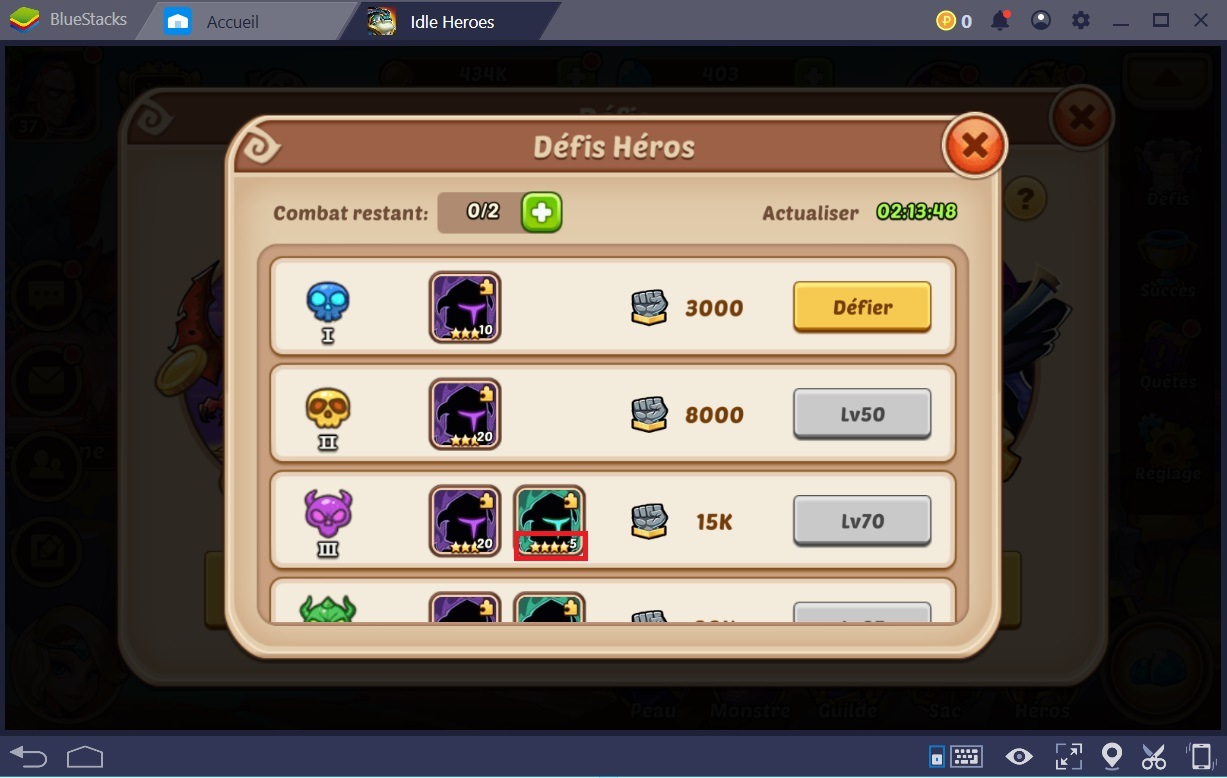 Idle Heroes: Trucs et astuces pour transformer vos recrues en véritables bêtes de guerre