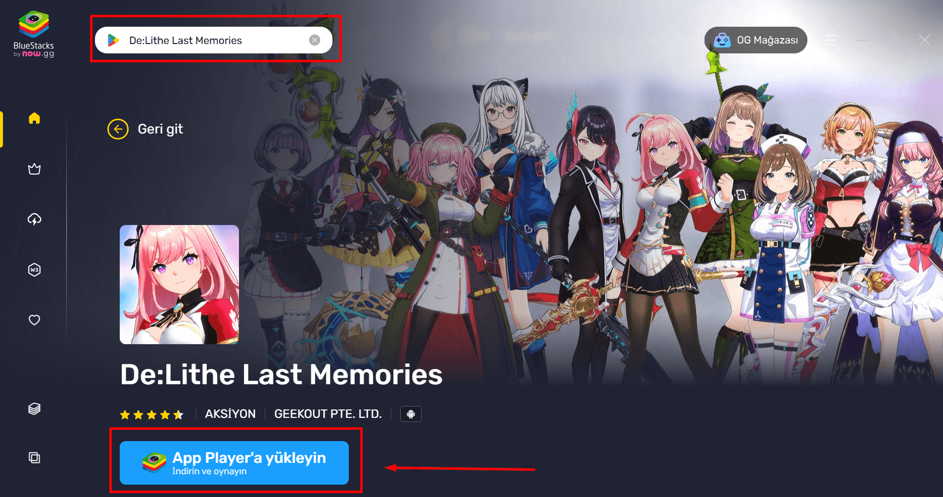 BlueStacks ile PC'de De:Lithe Last Memories Nasıl Oynanır?