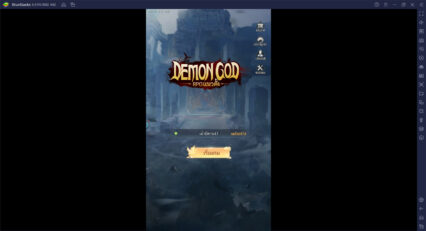 วิธีติดตั้งและเล่น Demon God: RPG แนวตั้ง บน PC และ Mac ผ่าน BlueStacks