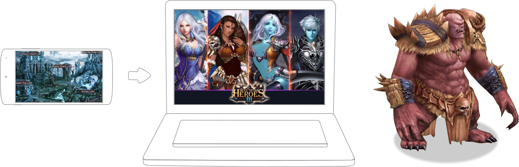 Chơi Huyền Thoại Heroes 3 on PC 19