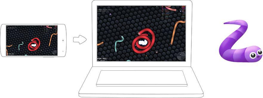 เล่น slither.io on PC 20