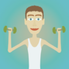 Muscle clicker: Gym game
