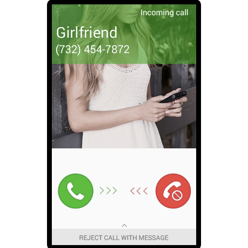 Fake call girlfriend prank