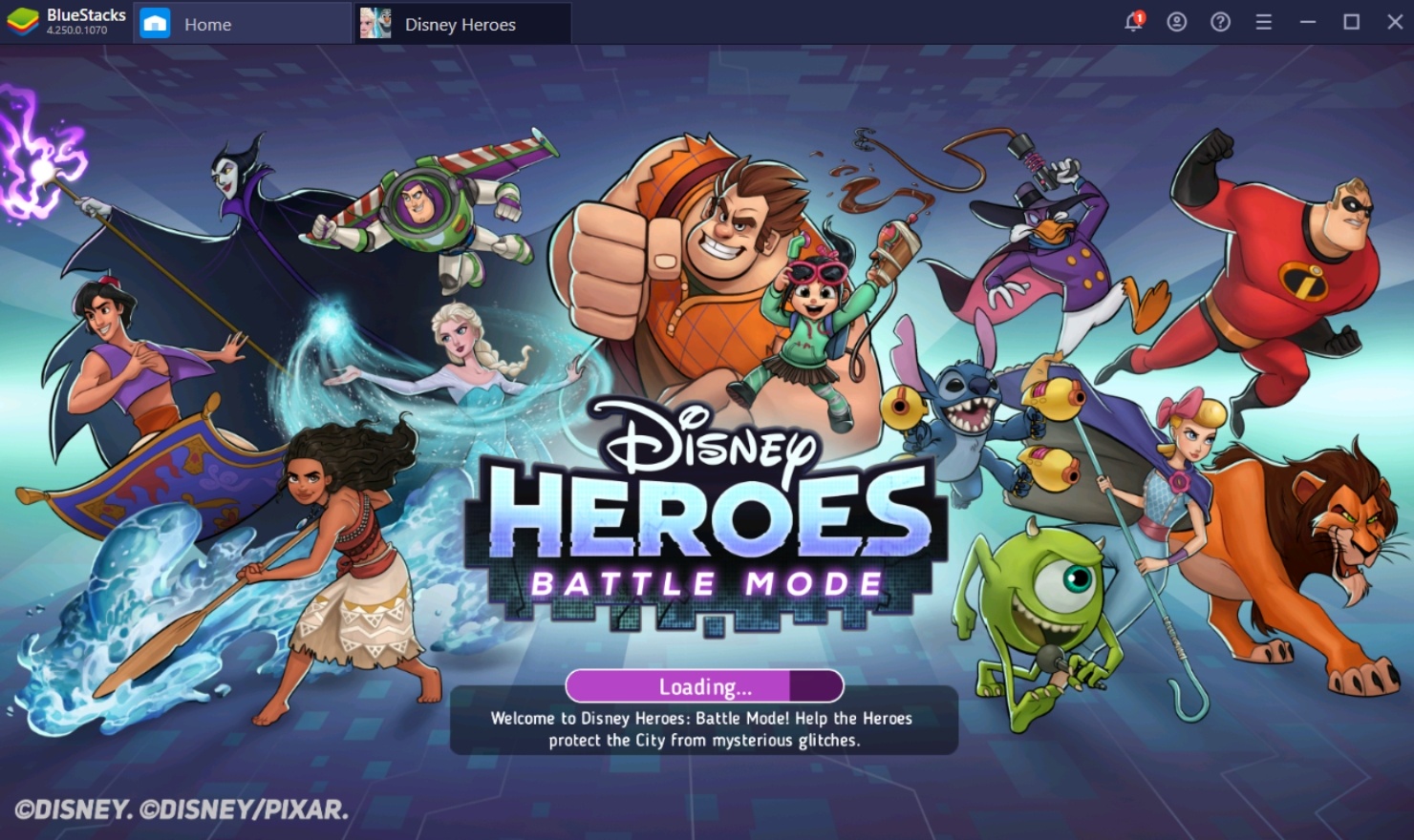 How to Play Disney Heroes: Battle Mode on PC with BlueStacks