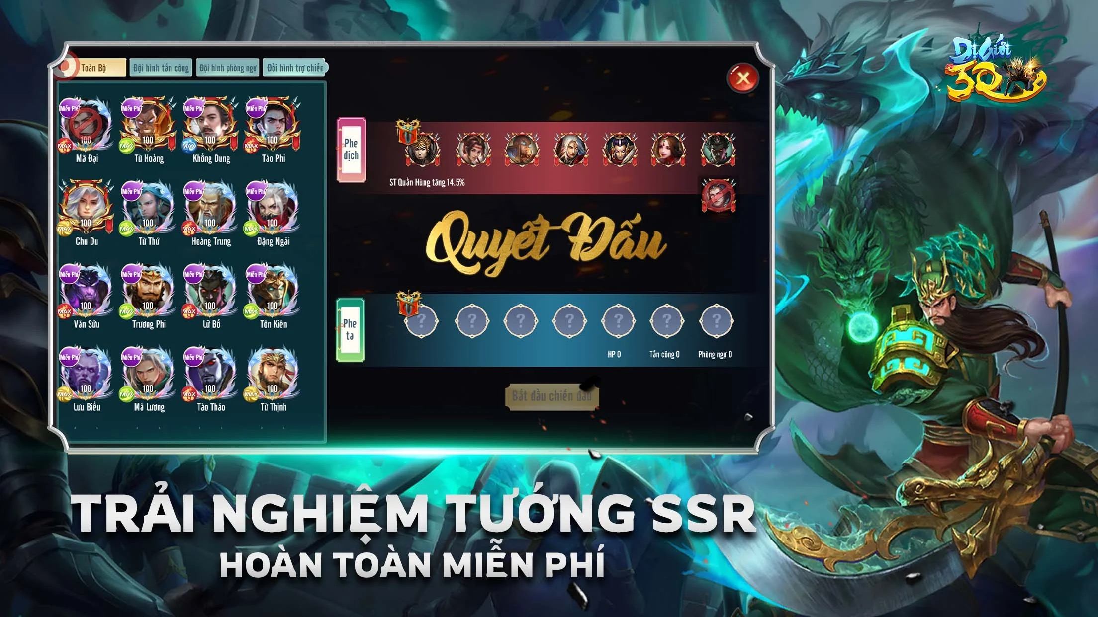 Dị Giới 3Q chính thức ra mắt, đưa game thủ bước vào thế giới Tam Quốc đầy dị biệt