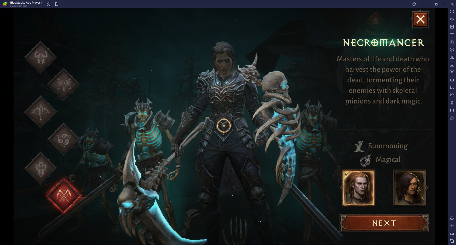 แนะนำการเล่นอาชีพ Necromancer ในเกม Diablo Immortal