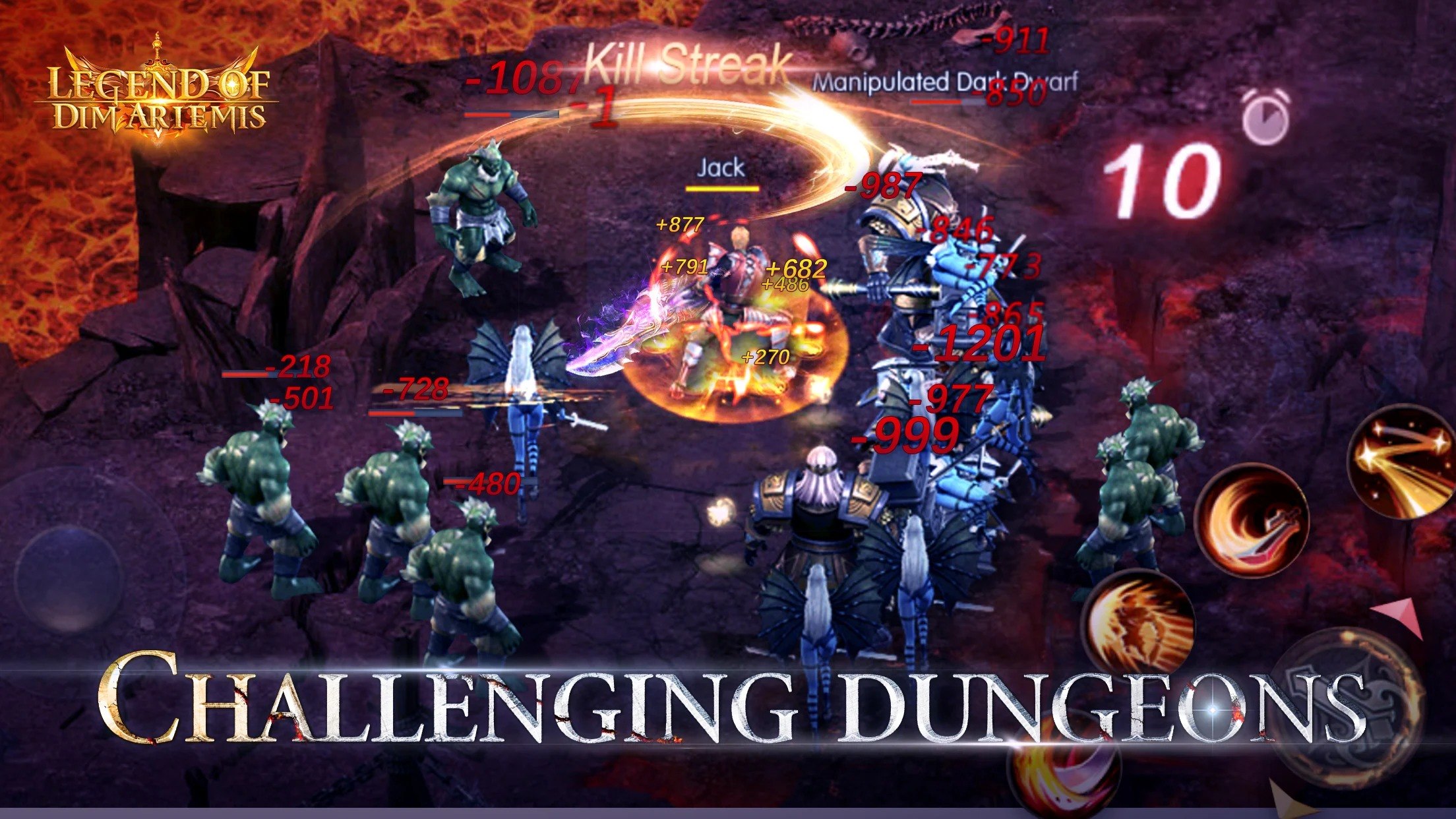 MMORPG Legend of Dim Artemis Available on Android and iOS