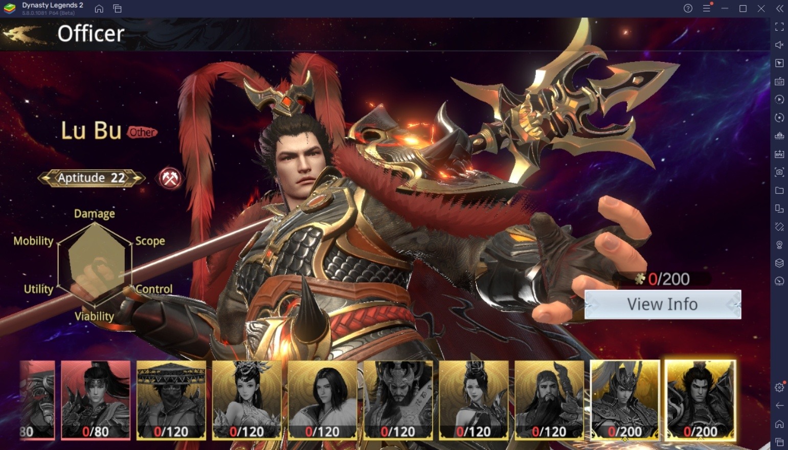 Dynasty Legends 2 – Lista de niveles de héroes