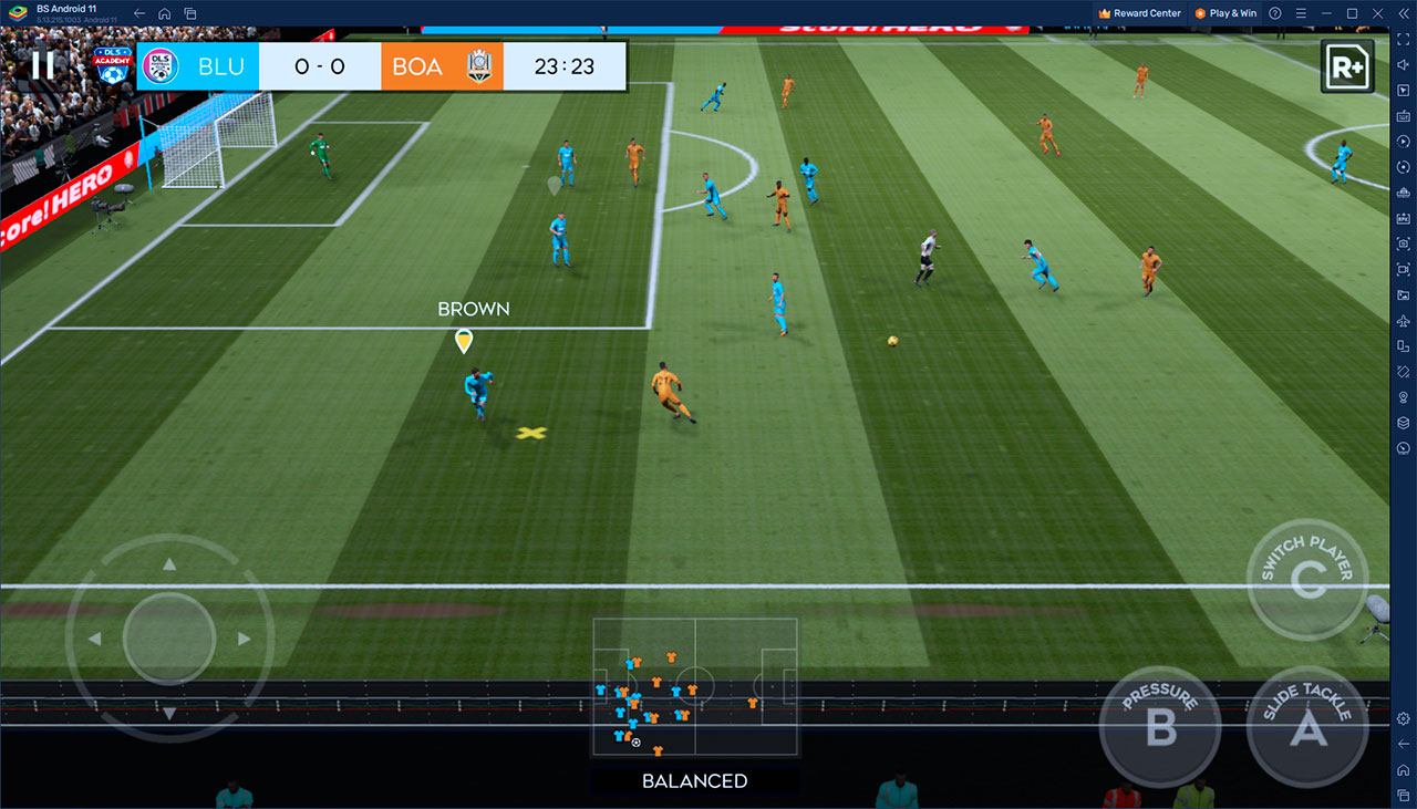 Cùng chơi game bóng đá Dream League Soccer 2024 trên PC với BlueStacks