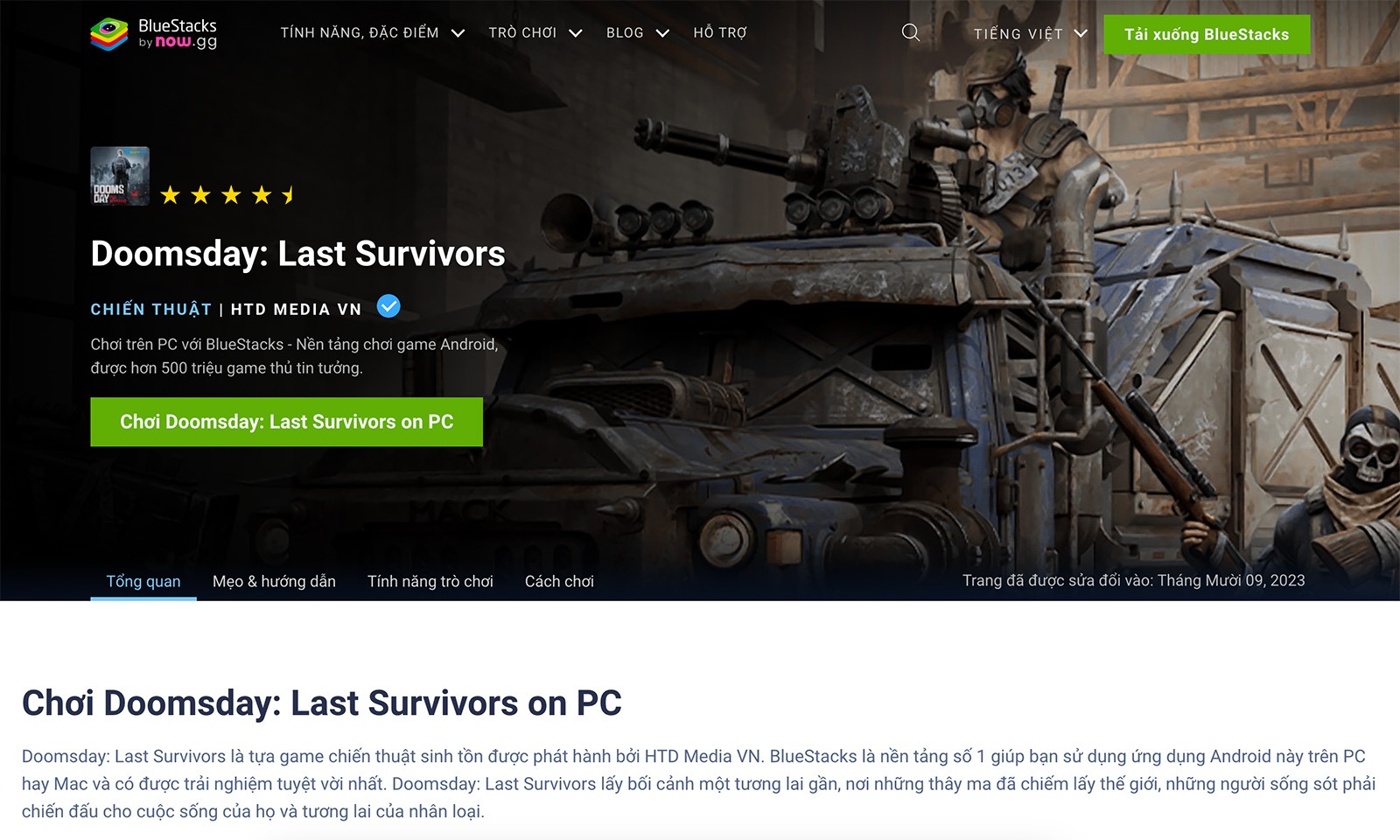 Sinh tồn trong thảm họa zombie khi chơi Doomsday: Last Survivors trên PC cùng BlueStacks
