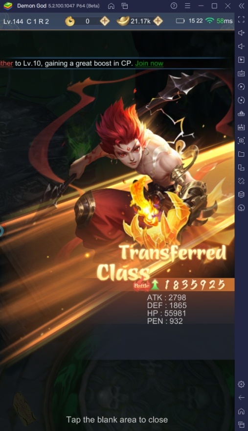How to Increase Combat Power in Demon God | BlueStacks