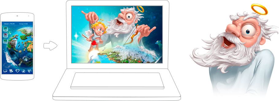 Играй Doodle God На ПК 14