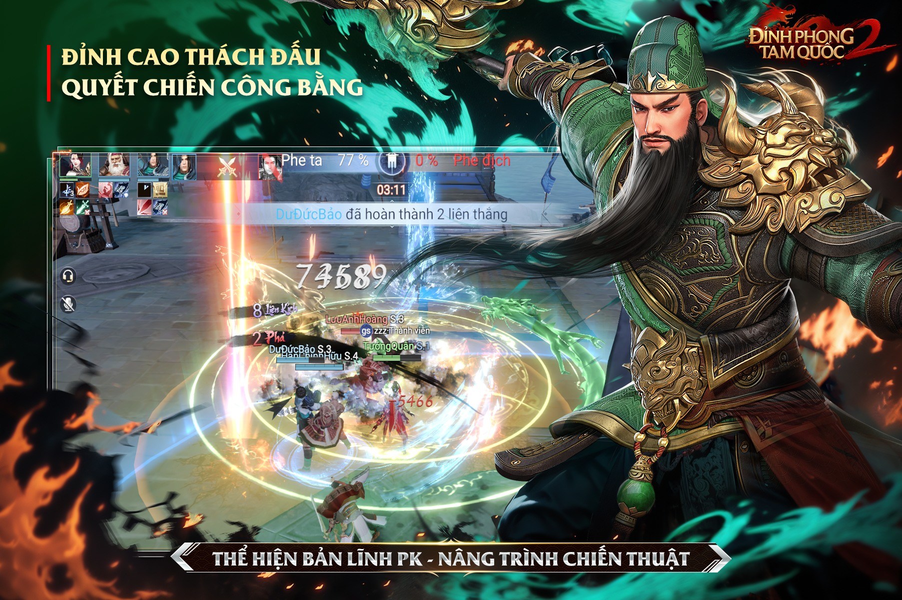 Dynasty Legends 2 sẽ phát hành tại Việt Nam với tên Đỉnh Phong 2 - Tân Tam Quốc