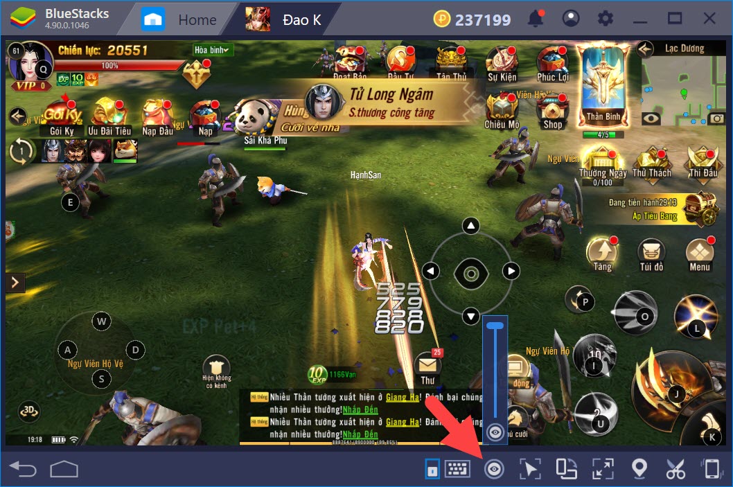 Thiết lập Game Controls khi chơi Đao Phong Giang Hồ với BlueStacks