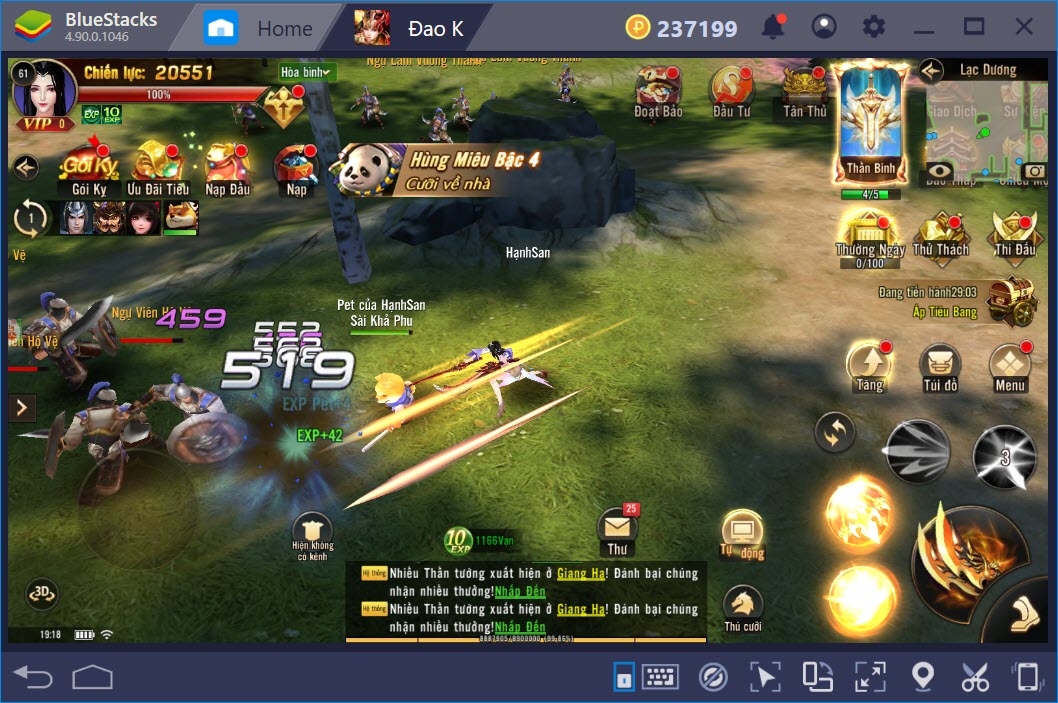 Thiết lập Game Controls khi chơi Đao Phong Giang Hồ với BlueStacks