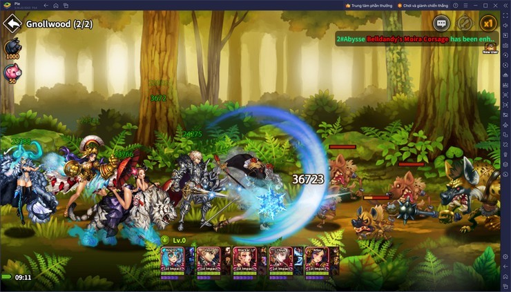 Chiến đấu với loài rồng khi chơi Dragon Blaze trên PC với BlueStacks