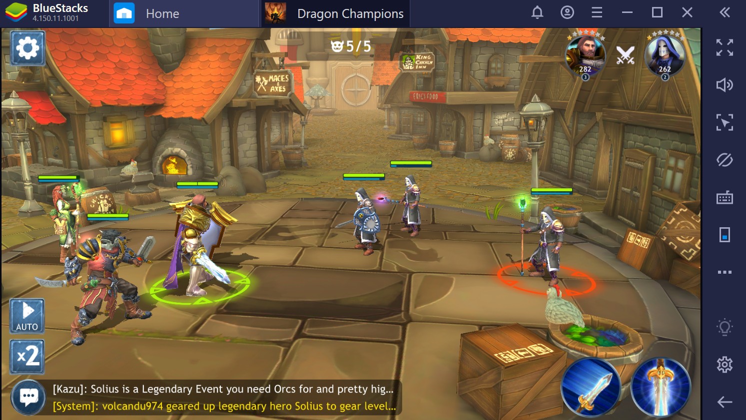 Dragon Champions: como jogar no PC com o BlueStacks