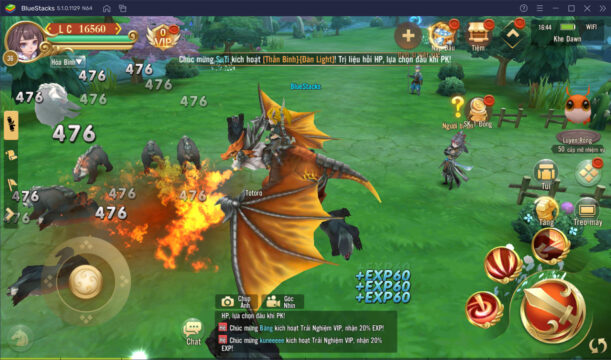 Trải nghiệm thế giới rồng Dragon Heroes – Chung Sức Bảo Vệ trên PC