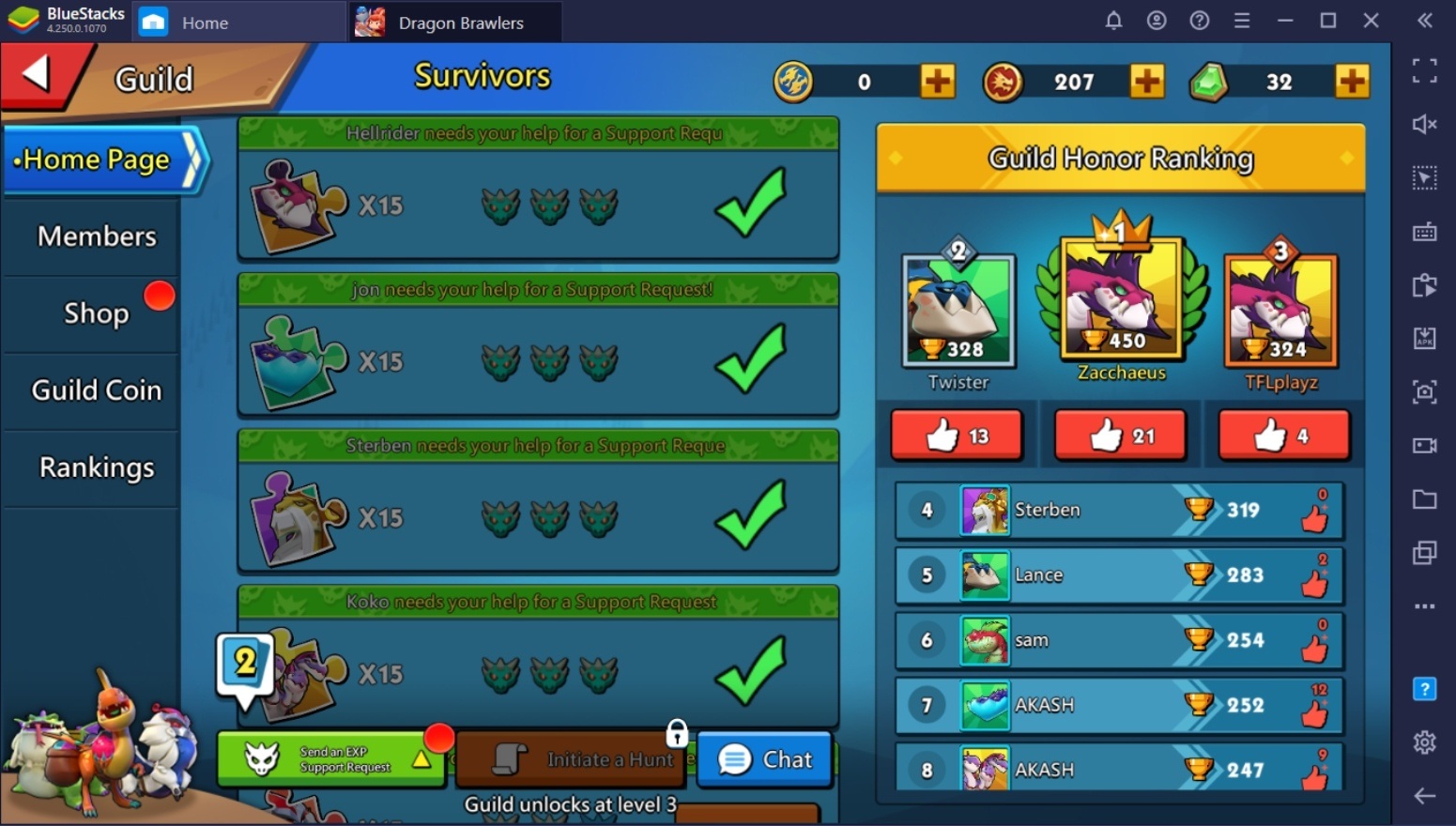 Обзорный гайд по игре Dragon Brawlers | BlueStacks