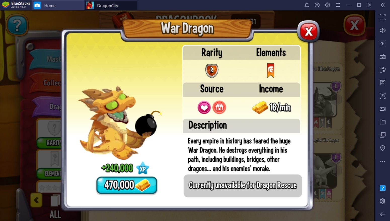 element dragon dragon city